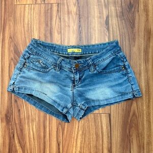 YMI Women's Blue Denim Jean Shorts